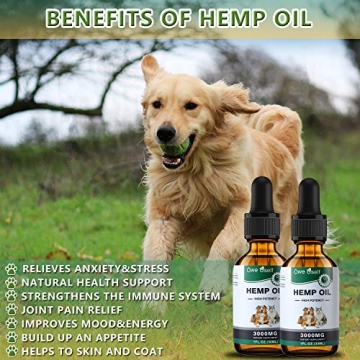 Owe Uself 3000mg Hemp Oil for Dogs – Anxiety & Stress Relief