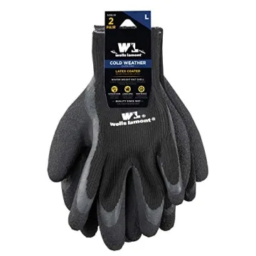 Wells Lamont Cold Weather Latex Grip Gloves for Work