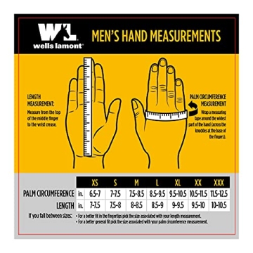 Wells Lamont Cold Weather Latex Grip Gloves for Work