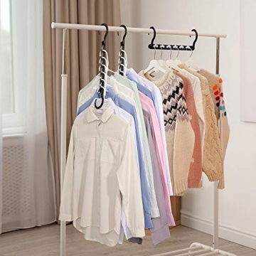 HOUSE DAY Space Saving Hangers for Efficient Closet Organization