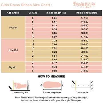 PANDANINJIA Flower Girl Dress Shoes Girls Ballet Flats Pearls Bow Mary Jane Ankle Strap Wedding Party Shoes for Toddler Little Big Kid(White Pu 12 M US Little Kid)