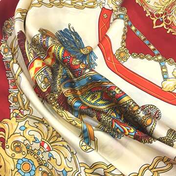 YOUR SMILE Elegant Silk Like Scarves for Women Today!