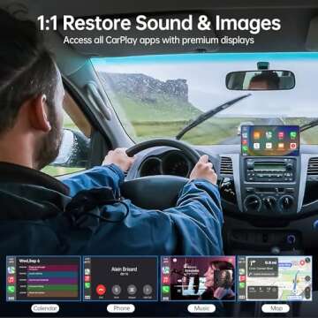 Wireless CarPlay Adapter, Converts Wired to Wireless CarPlay Dongle for Apple iPhone, Plug & Play Auto Connect Zero Latency fits for Cars from 2015 & iOS 10+ Pearl Gray