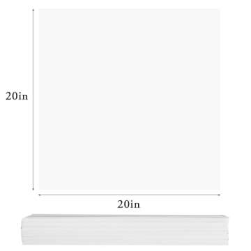235 Sheets White Tissue Paper for Wrapping & Crafts