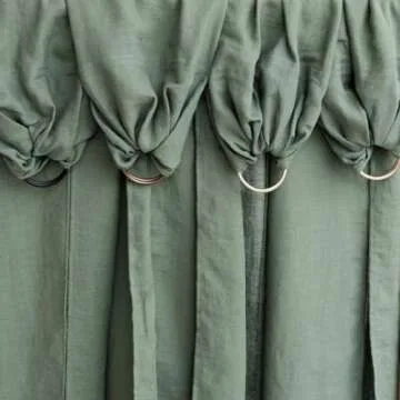 WildBird - Ring Sling Baby Carrier - Newborn to Up to 35 lbs - for Moms, Dads & Caregivers - 100% Natural European Linen Fibers - Versatile & Adjustable - 74” Size - Acadian Fabric & Black Ring