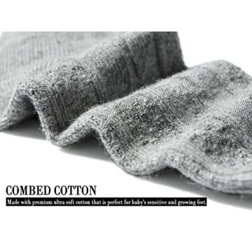 EPEIUS Unisex-Baby Knee High Socks for 3-12 Months