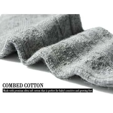 EPEIUS Unisex-Baby Knee High Socks for 3-12 Months