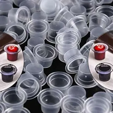 SOTICA 300pcs Disposable Ink Caps for Tattooing and Crafts