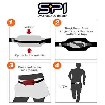 SPIbelt for Running & Active Lifestyles – No Bounce Belt