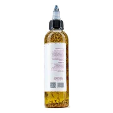 The Mane Attraction Extra Strength Rosemary + Fenugreek Herbal Hair Growth Oil | Infused With Castor...