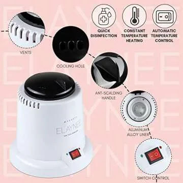 Compact and High Temperature Nail Tool Sterilizer