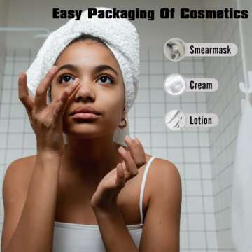 IFDGCTK 2.7OZ Airless Pump Bottles for Travel and More