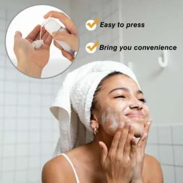 IFDGCTK 2.7OZ Airless Pump Bottles for Travel and More