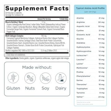 Advanced Collagen Protein with Probiotics for Muscle