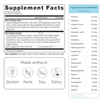 Advanced Collagen Protein with Probiotics for Muscle