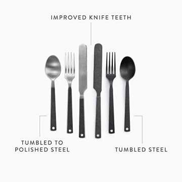 Barebones Flatware Set - Polished Utensils for Every Occasion