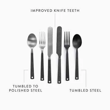 Barebones Flatware Set - Polished Utensils for Every Occasion