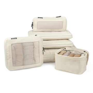 Aerotrunk 6-Pack Compression Packing Cubes for Travel