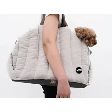 Stylish Pet Tote and Car Seat for Safe Pet Travel