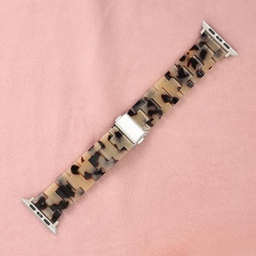 HOPO Apple Watch Band - Elegant Resin Strap for All Sizes