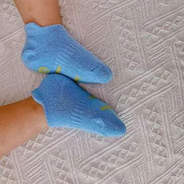 October Elf Unisex Baby Knee High Stockings Warm Christmas Fuzzy Socks for Girls Boys Tube Socks 6 Pairs…