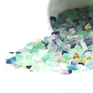 UFEEL Fluorite Tumbled Chips for Home Decor
