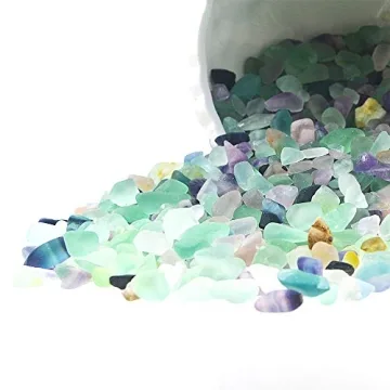 UFEEL Fluorite Tumbled Chips for Home Decor