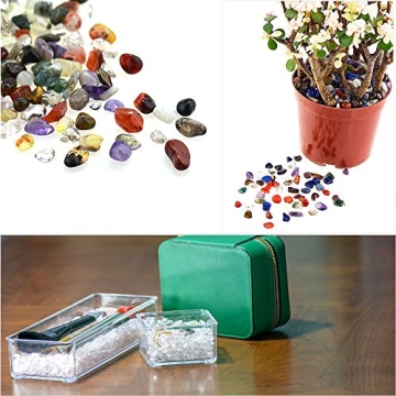 UFEEL Fluorite Tumbled Chips for Home Decor