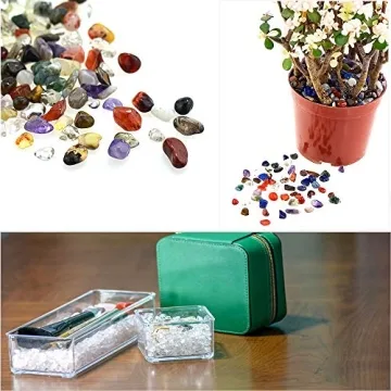 UFEEL Fluorite Tumbled Chips for Home Decor