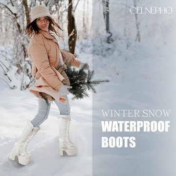 Stylish and Comfortable CELNEPHO Knee High Boots for Women