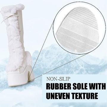 Stylish and Comfortable CELNEPHO Knee High Boots for Women