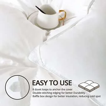 Luxurious Globon Goose Down Comforter King Size for Ultimate Sleep Comfort