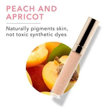 100% PURE 2nd Skin Concealer (Fruit Pigmented), Shade 3, Full Coverage, Lightweight, Liquid Concealer for Face, Under Eyes, Vegan Makeup (For Medium Skin w/Warm Gold Undertones) - 0.17 Fl Oz