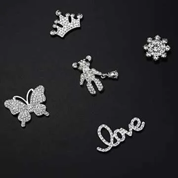 Rhinestone Bling Decoration Charms for Stylish Accessories