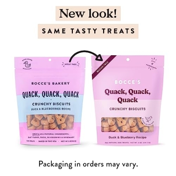 Bocce's Bakery Duck & Blueberry Dog Treats - All-Natural