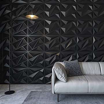 Art3D PVC 3D Wall Panel Diamond for Stylish Interiors