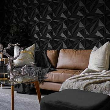 Art3D PVC 3D Wall Panel Diamond for Stylish Interiors