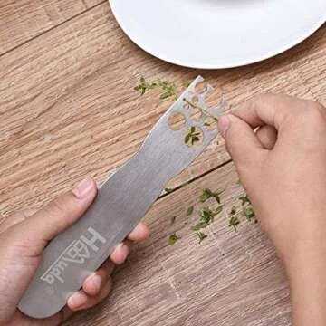 Durable Stainless Steel Herb Stripper for Quick Prep