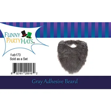 Funny Pirate Beard and Mustache Costume Accessory