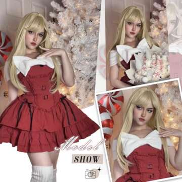 SUKRI Long Blonde Wig for Stylish Everyday Looks