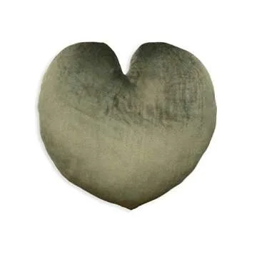 Green Philosophy Co. Plush Leaf Pillow 3D Accent Clarinervium Leaf Throw Pillow for Couch Sofa Living Room Home Decor for Plant Lovers, Garden Lovers, Green Thumb Family & Friends