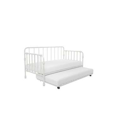 Little Seeds Wren Metal Daybed with Trundle for Kids