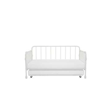 Little Seeds Wren Metal Daybed with Trundle for Kids
