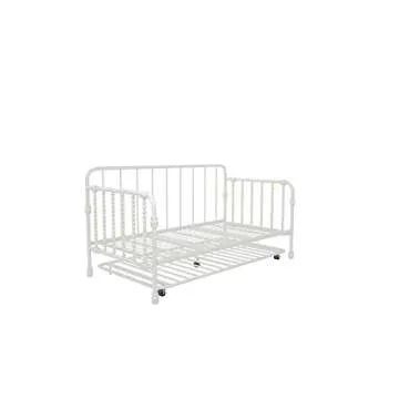 Little Seeds Wren Metal Daybed with Trundle for Kids
