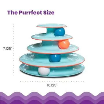 Engaging 4-Tier Cat Track Toy for Endless Fun