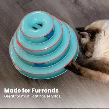 Engaging 4-Tier Cat Track Toy for Endless Fun
