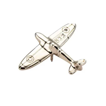 Knighthood Brooch Pin Silver Airplane Lapel Pin Badge Coat Suit Collar Lapel Pin Accessories for Men...