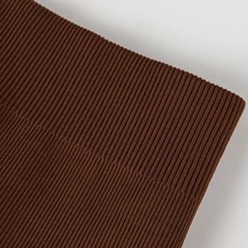 AUROLA Dream Collection Women Workout Shorts High Waist Gym Shorts, Scrunch Butt Seamless Athletic Shorts,Cappuccino,XS