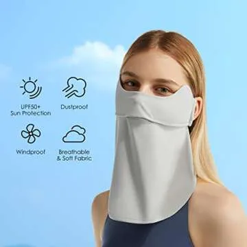 OHRAIN Neck Gaiter with UPF 50+ Sun Protection for All