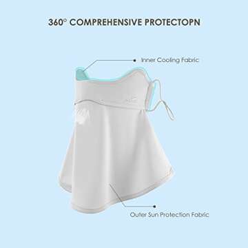 OHRAIN Neck Gaiter with UPF 50+ Sun Protection for All